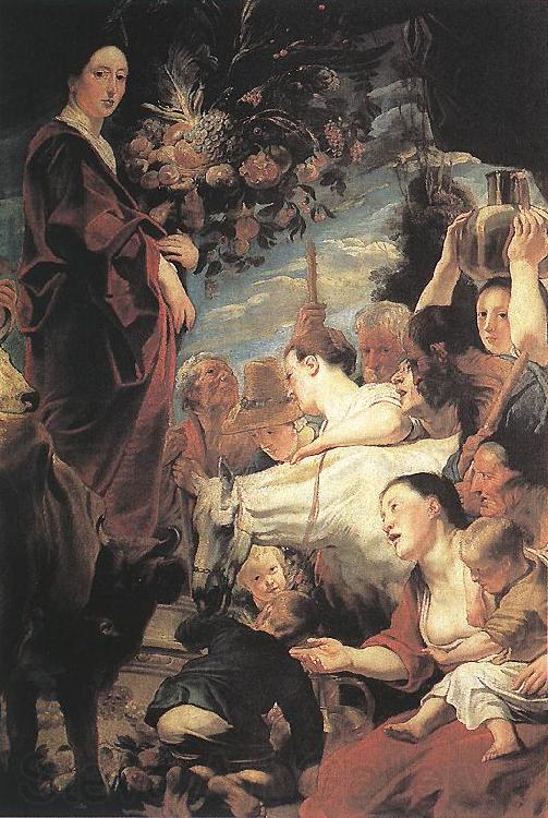 JORDAENS, Jacob Offering to Ceres, Goddess of Harvest Germany oil painting art
